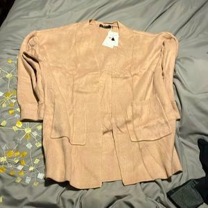 Never worn super soft open sweater